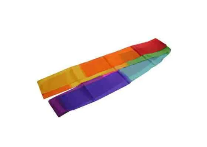 4 inch x3m Multicolor Silk Streamer by Vincenzo Di Fatta