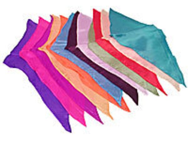 12 inch Diamond Cut Silks - 12-pack (Assorted Colors) by Vincenzo Di Fatta - Seidentuch