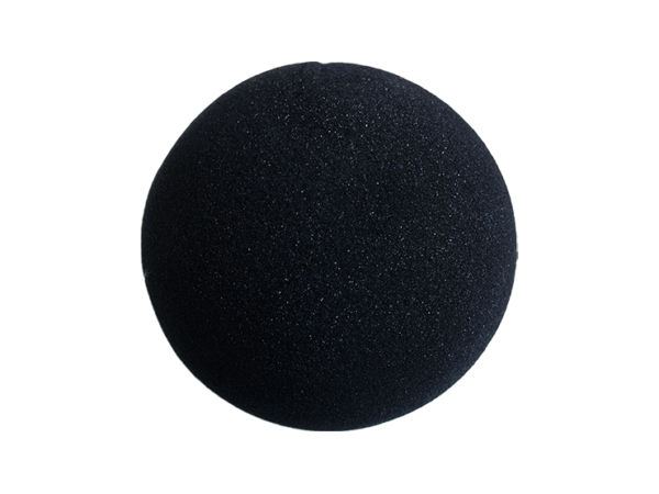 4 inch Regular Sponge Ball (Black) from Magic by Gosh (1 Each)
