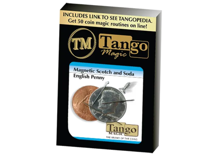 Magnetic Scotch and Soda English Penny (D0051) Tango