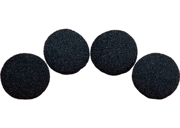 1 inch Regular Sponge Ball (Black) Pack of 4 from Magic by Gosh