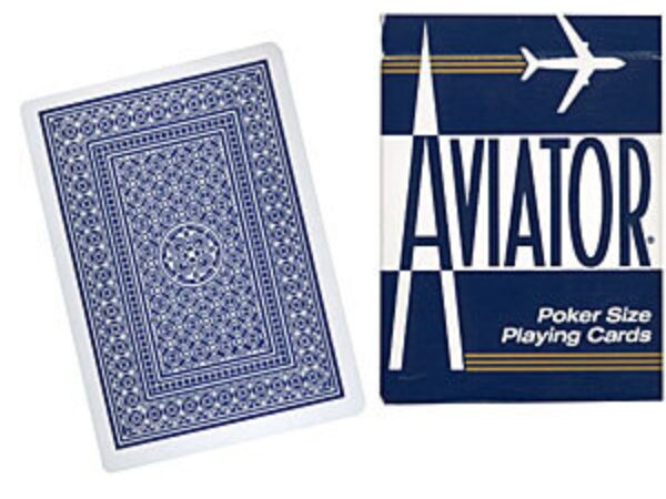 Cards Aviator Jumbo Index Poker Size (Blue)