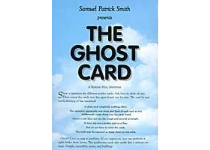 Jumbo Ghost Card by Samuel Patrick Smith