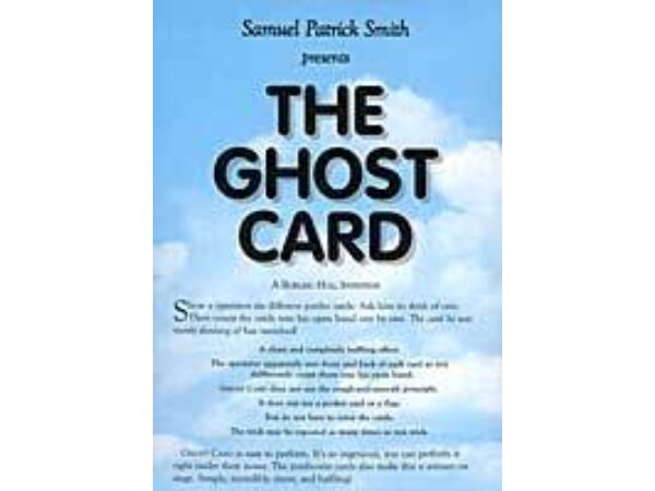 Jumbo Ghost Card by Samuel Patrick Smith