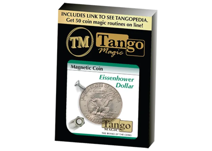 Magnetic Coin (Dollar)D0024 by Tango - Trick