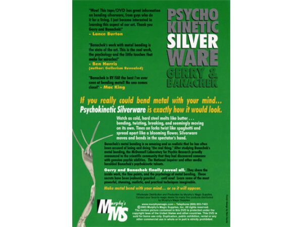 Psychokinetic Silverware by Gerry And Banachek - DVD