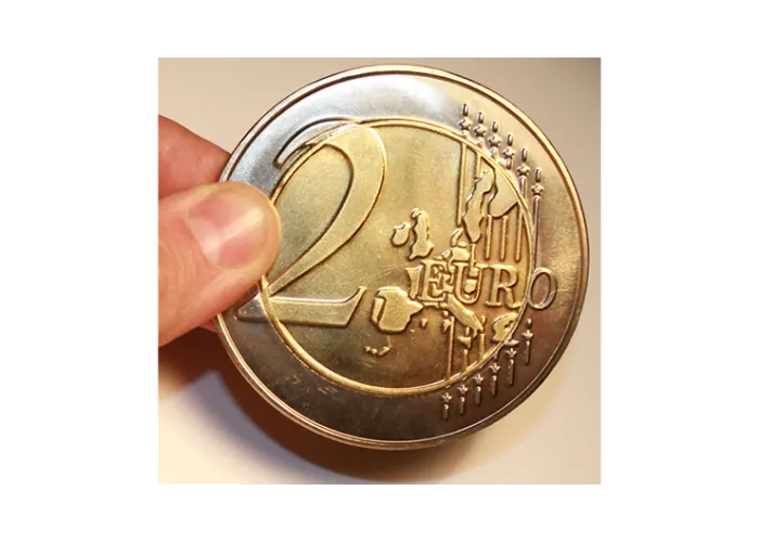 Jumbo 2 Euro Economy coin - Trick