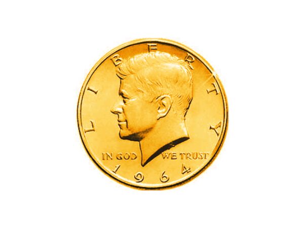 Gold Plated half Dollar