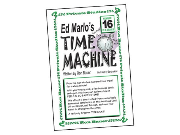 Ron Bauer Series: #16 - Ed Marlo's Time Machine - Book