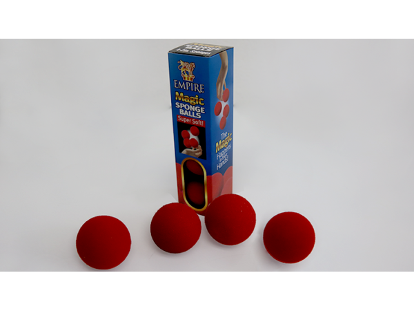 2 inch Sponge Ball (Red) 4 pack by Loftus
