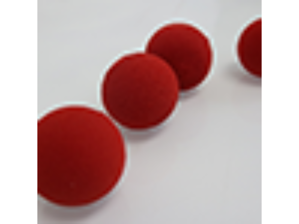 2 inch Sponge Ball (Red) 4 pack by Loftus