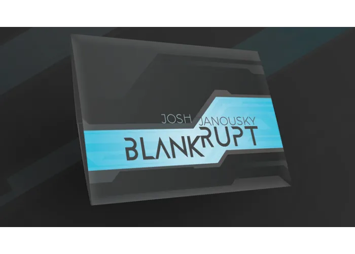 Blankrupt Thick Strip UK Version (Gimmicks and Online Instructions) by Josh Janousky