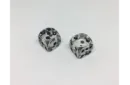 Dice Without Two CLEAR CRYSTAL (2 Dice Set) – Image 2