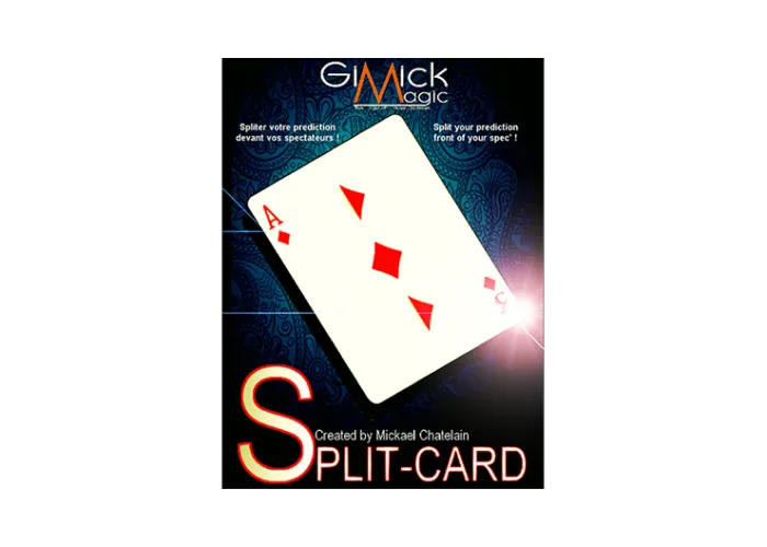 SPLIT-CARD (Red) by Mickael Chatelain