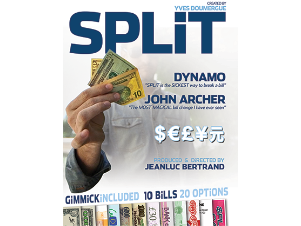 Split (Gimmicks and Online Instructions) by Yves Doumergue and JeanLuc Bertrand