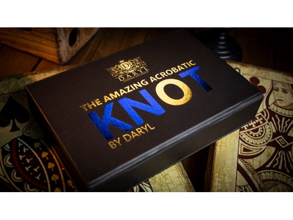 Amazing Acrobatic Knot w/xtra knot Blue and Yellow (Gimmicks and Online Instructions) by Daryl