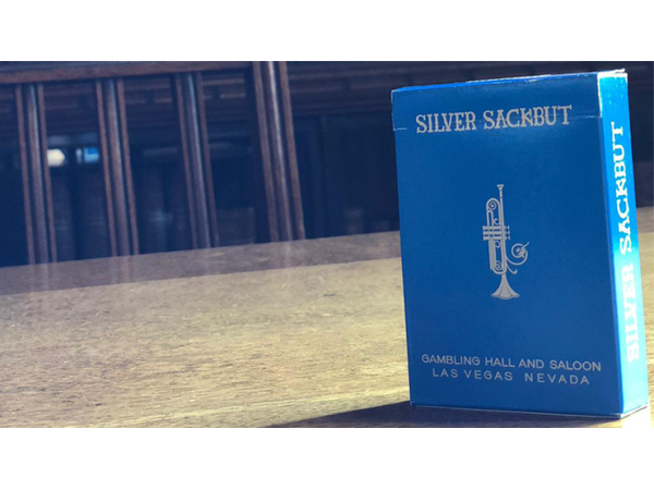 Limited Edition Silver Sackbut Playing Cards V2 (Cyan)