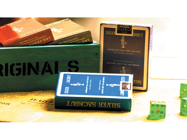 Limited Edition Silver Sackbut Playing Cards V2 (Cyan)