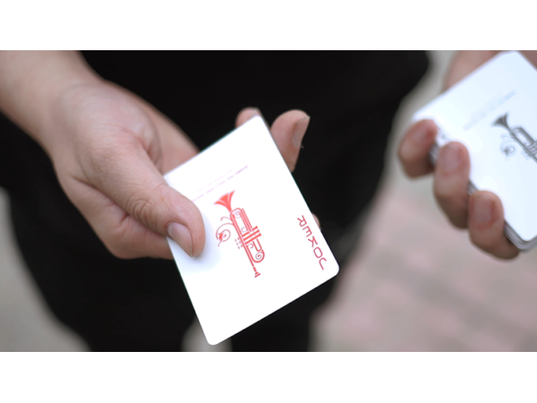 Limited Edition Silver Sackbut Playing Cards V2 (Cyan)
