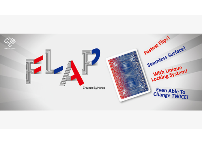 Modern Flap Card PHOENIX (Red to Blue Face Card) by Hondo