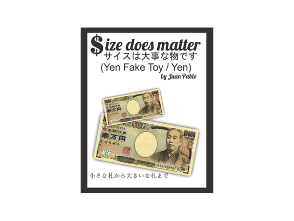 Size Does Matter J-YEN (Gimmicks and Online Instruction) by Juan Pablo Magic