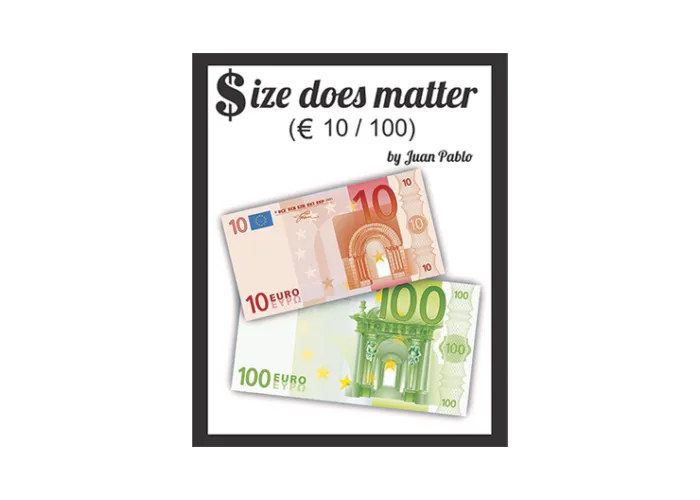 Size Does Matter EURO 10 to 100 (Gimmicks and Online Instructions) by Juan Pablo Magic