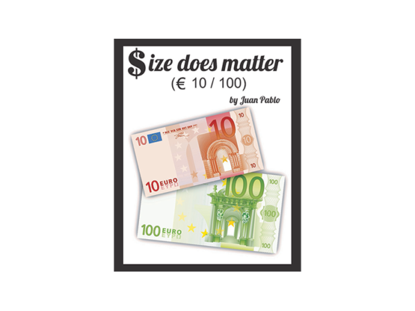 Size Does Matter EURO 10 to 100 (Gimmicks and Online Instructions) by Juan Pablo Magic