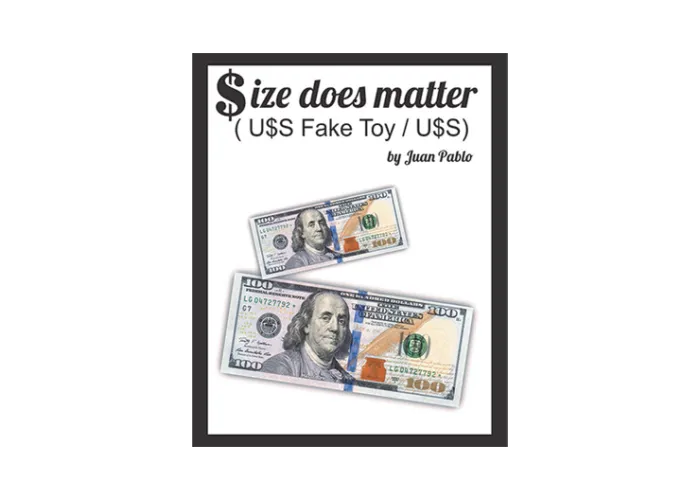 Size Does Matter MONOPOLY USD (Gimmicks and Online Instructions) by Juan Pablo Magic