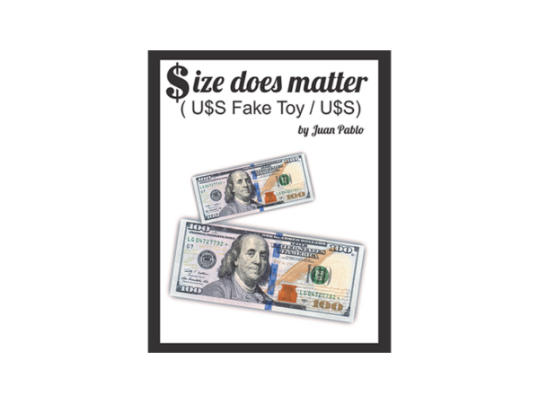 Size Does Matter MONOPOLY USD (Gimmicks and Online Instructions) by Juan Pablo Magic