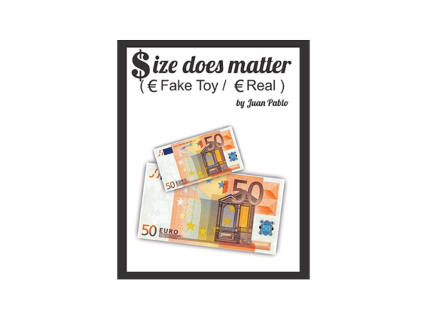 Size Does Matter EURO (Gimmicks and Online Instructions) by Juan Pablo Magic
