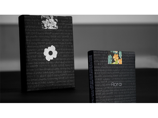Limited Edition Black Flora Playing Cards by Paul Robaia