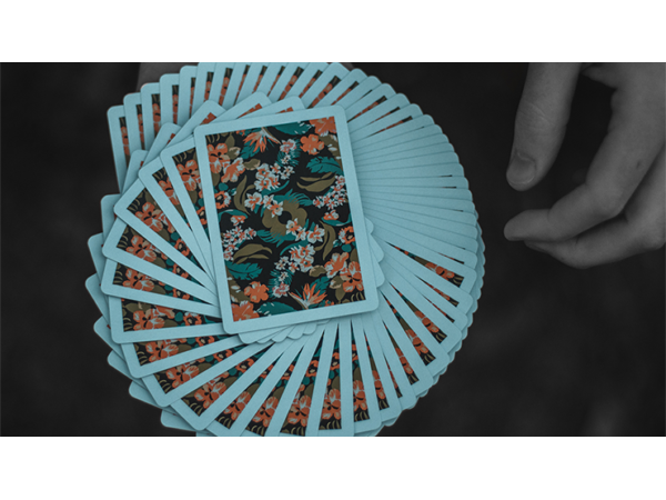 Limited Edition Black Flora Playing Cards by Paul Robaia