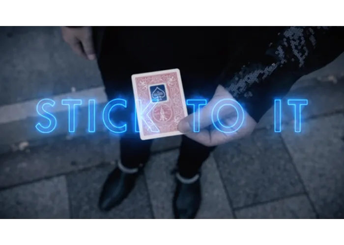 Stick To It Red (DVD and Gimmick) by Shahrul Nizar - Trick