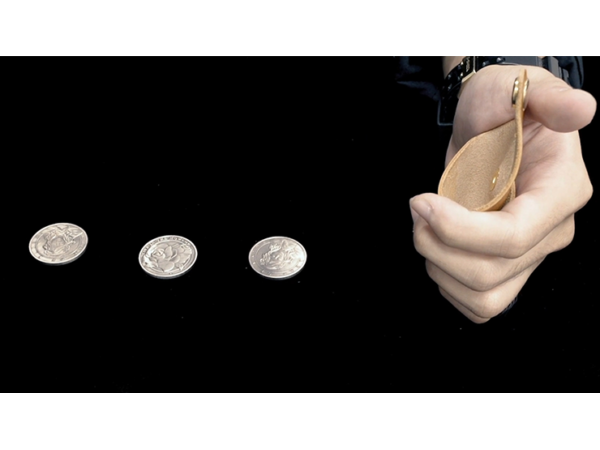 SansMinds Worker's Collection: Coin Pouch Timeless Beige (Half Dollar Size)