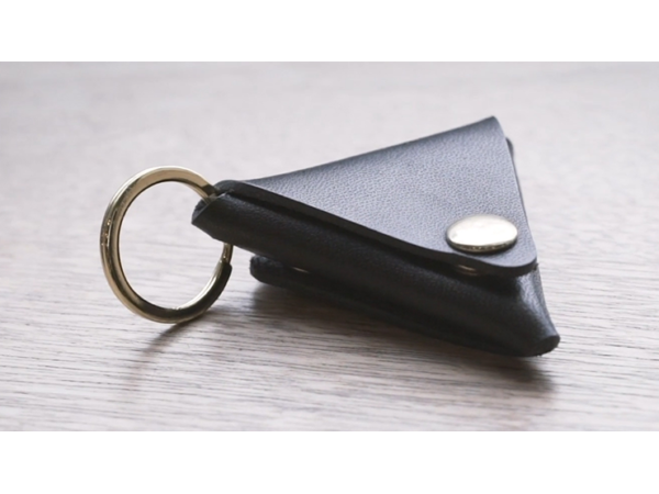 SansMinds Worker's Collection: Coin Pouch Midnight Black (Half Dollar Size) - Trick