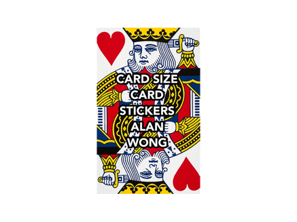 POKER Size Card Stickers by Alan Wong
