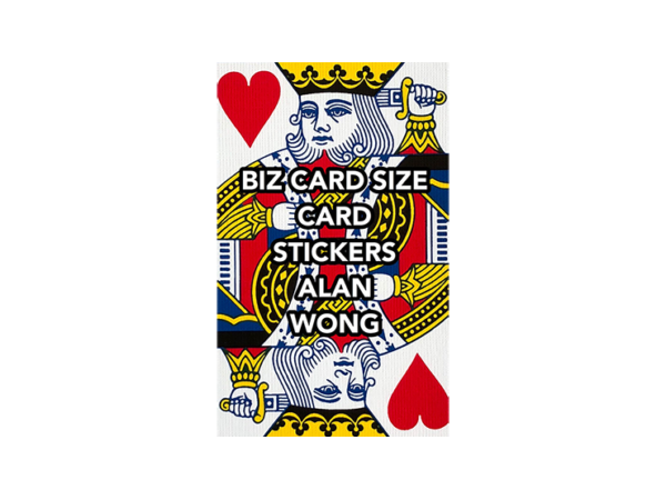 Business Card Stickers by Alan Wong