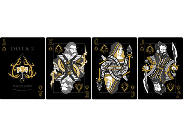 DOTA 2 Deluxe Playing Cards (Black)