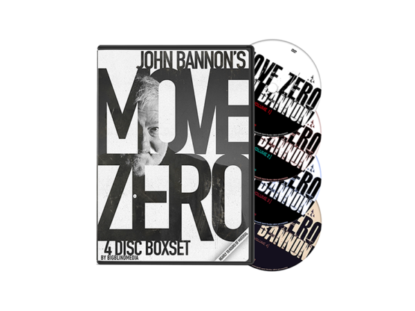 Move Zero (4 Volume Set) by John Bannon and Big Blind Media - 4 DVD