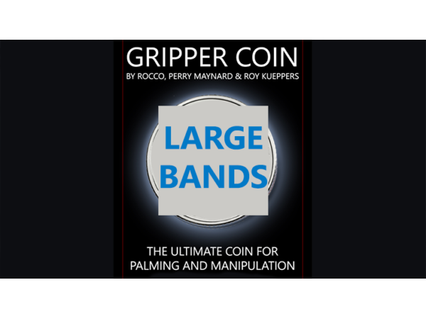 Gripper Coin Bands (Large) by Rocco Silano
