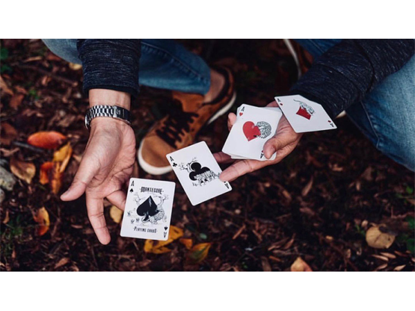 Mantecore Blanc Playing Cards by Edo Huang and Cardvo