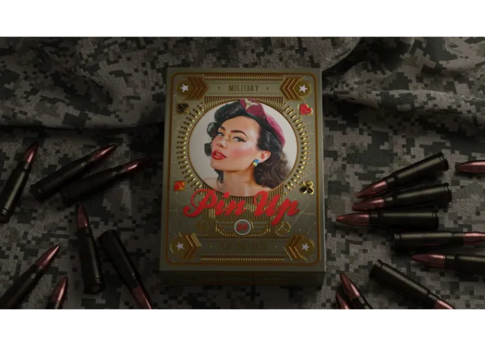 Military Pin Up Playing Cards