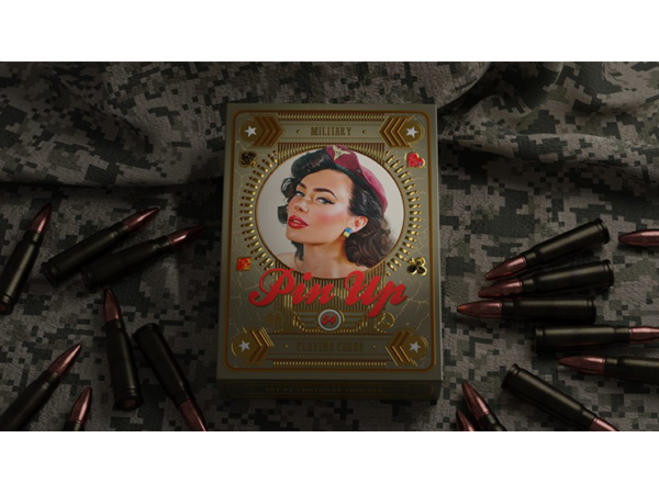 Military Pin Up Playing Cards