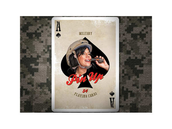 Military Pin Up Playing Cards