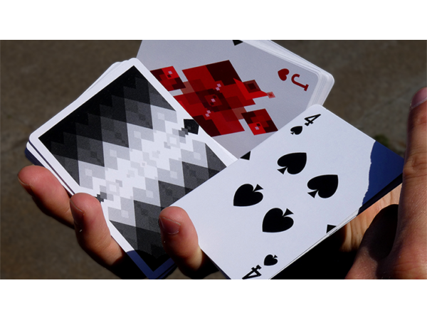 Diamon Playing Cards N° 10 Black and White