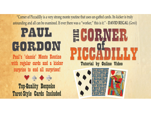 The Corner of Piccadilly (Tarot Size plus online instruction) by Paul Gordon
