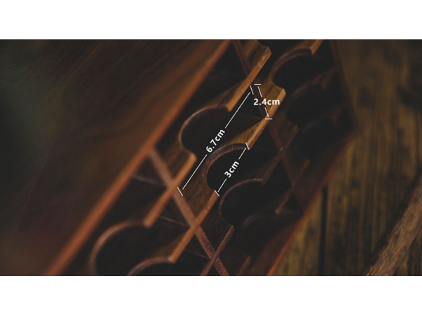 Wooden Playing Cards Cabinet (15 Deck Case) by TCC - Trick