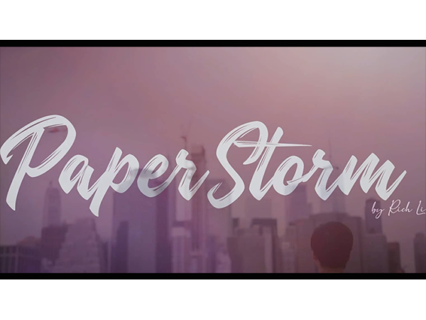 Paperstorm Blue (DVD and Gimmicks) by Rich Li - DVD