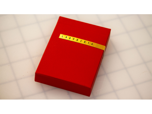 Limited Edition Red Labyrinth Playing Cards (Numbered and Sealed) by Kings Wild Project