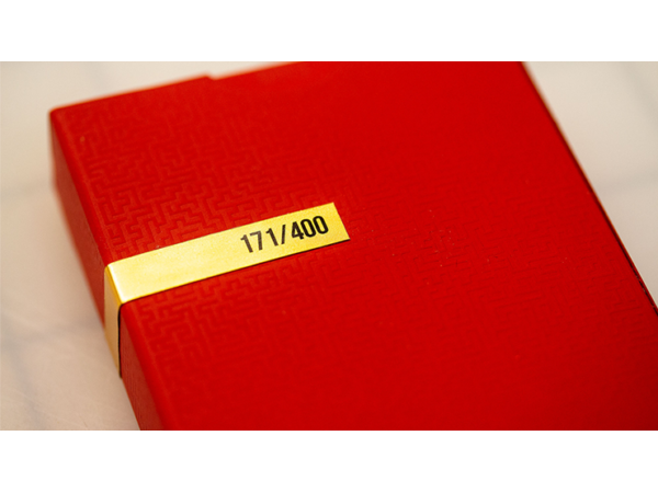 Limited Edition Red Labyrinth Playing Cards (Numbered and Sealed) by Kings Wild Project